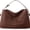 Coffee, variant on Leather Suede Shoulder Bag for Women, Retro Suede Handbag Crossbody Bag, Faux Suede Hobo Tote Bag Satchels Bag