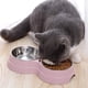 thumbnail image 3 of Cuenco de acero inoxidable para gatos 2 en 1, cuenco para perros sin gluten, cuenco interactivo para alimentación lenta, cuenco antideslizante para mascotas Adepaton ZYY-0239, 3 of 4