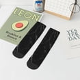 thumbnail image 7 of Pofeuu Black Marble Texture Abstract Print 30cm Socks, Adult Running Hiking Socks for Youth and Adult, 7 of 7