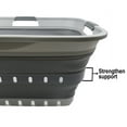 thumbnail image 5 of SAMMART 42L (11 gallon) Collapsible Plastic Laundry Basket - Foldable Pop Up Storage Container/Organizer - Portable Basket - Space Saving Hamper/Basket, 5 of 7