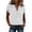 Pink #1, variant on Womens Cotton Ruffle V Neck Shirts 2026 Classy Cap Short Sleeve Summer Tops Trendy Plain Business Work Tunic Blouses Green S