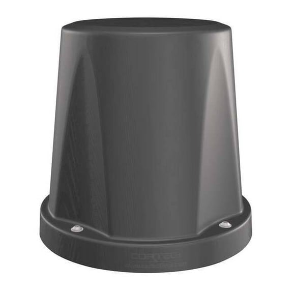 Cortech Floor Mounted Stool, Polyethylene Black 7901BK