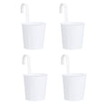 thumbnail image 3 of 4 Pcs Pots de Fleurs Suspendus en Fer Vase Décoration pour Balcon, 3 of 9