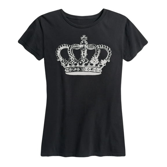 Instant Message - Antique Crown - Women's Short Sleeve Graphic T-Shirt