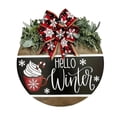 thumbnail image 2 of Xihbxyly Oferta Del Día Prime Liquidación de Hoy Fondo de Fiesta de Madera de Navidad Decoración de Pared Ventana Colgante de Pared Puerta de Jardín Piezas Colgantes Puerta de Madera, 2 of 7