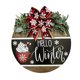 thumbnail image 2 of Christmas Wooden Party Background Wall Decoration Window Wall Hanging Garden Door Hanging Pieceses Wooden Door, 2 of 8