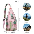 thumbnail image 2 of Aquarelle Cactus Sling Design Artistique Plantes du Désert, Pack Anti-Vol à la Mode, 2 of 4