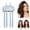 Blue, variant on Portable Heated Root Volumizer Hair Clip,Wireless Heated Volumizing Root Lift Clip,Rechargeable Crown Lifting Styler For Flat Fine Hair, Travel Hair Styling Tool
