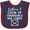 Navy and Red, variant on Inktastic Mail Carrier Future Postal Worker Boys or Girls Baby Bib
