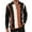 Light Brown, variant on Yiaimeir Men's Long Sleeve Polo Shirt with Vertical Stripes Casual Zipper Collar Pullover Soft Knit Top for Everyday Wear