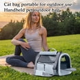 thumbnail image 3 of moolBeko Portable Pet Carrier Bag for Travel 17.71in Foldable Soft-Sided Cat Carrier Dog Carrier Tote with Breathable Mesh Panels for Outdoor Car Trips Handbag for Pets Carrying Case, 3 of 3