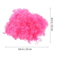 thumbnail image 2 of Clown Hair Wig Cosplay que muestra el payaso esponjoso peluca en forma de peluquería., 2 of 5