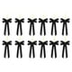 thumbnail image 1 of Adornos navideños, 12 lazos de terciopelo para coronas de árbol de Navidad, envoltorios de regalo, manualidades, bodas, fiestas, bolsas de aperitivos, bolsas de dulces, decoración del hogar., 1 of 6