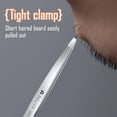 thumbnail image 2 of Ergonomic Stainless Steel Eyebrow Tweezers, High Precision Flat-Tipped for Personal Care, Easy to Use Hair Removal Tool, Professional Design with Storage Box, 2 of 8