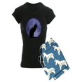 thumbnail image 1 of CafePress - Cat & Moon - Women's Dark Pajamas, 1 of 1