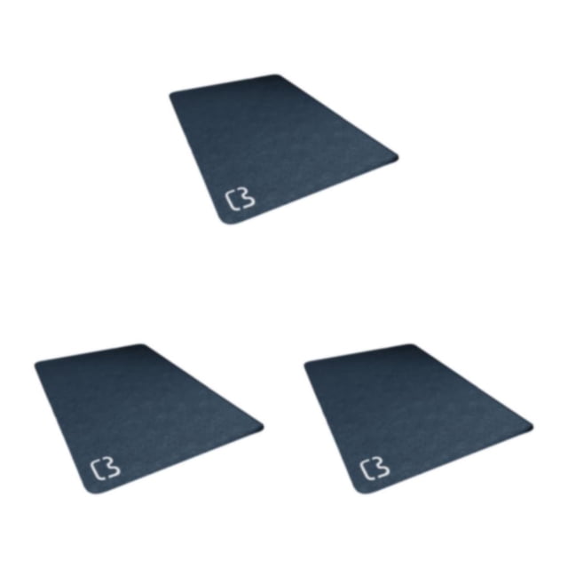 Matsuzay Alfombrilla de baño moderna, cómoda y ecológica, antideslizante, para suelo de baño, elegante, duradera, azul marino Type1 NO1