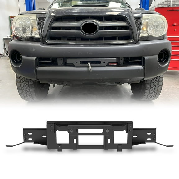 Winch Plate for 2005-2015 toyota tacoma，Built-in Winch Plate, Rated up to 12,000 Pounds