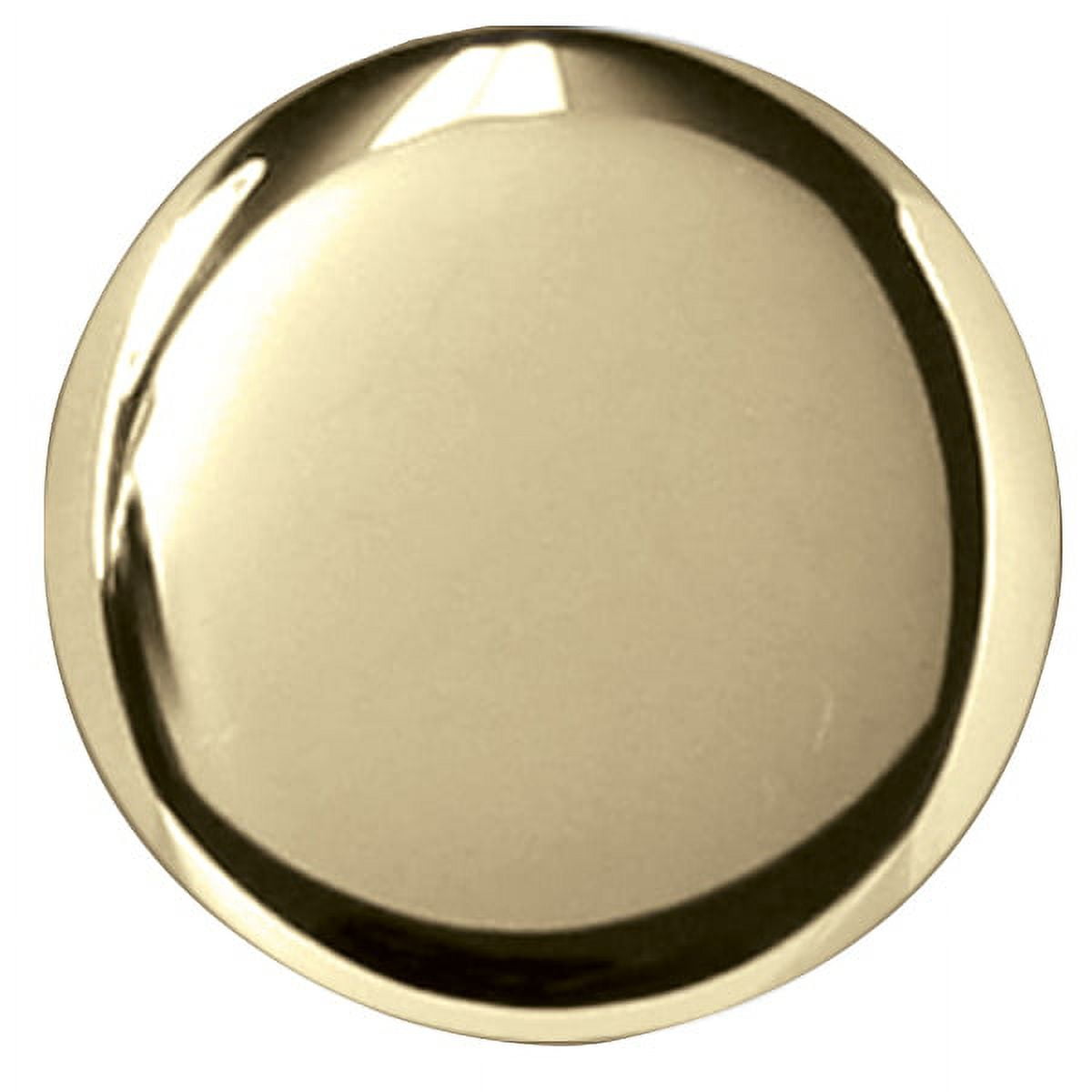 Westbrass Kitchen Sink Disposal Drain Flange Trim and Stopper Set, Polished Brass