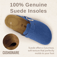 thumbnail image 4 of Cushionaire Hana Women's Clogs | Comfortable Vegan Suede Clogs for Women | Slip On Potato Shoes with Cork Footbed & Arch Support | Memory Foam, Wide Widths Available, 4 of 13