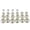 White, variant on SeekLGT White Pearl Beads Flat Back DIY Jewelry Craft Stickers for Earrings Necklace and Craft Projects