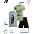 thumbnail image 5 of Pro Athlete Boys Active Shorts Set Boys Graphic Tee Tank Tops and Basketball Shorts Outfit Set, 5 of 7