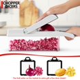 thumbnail image 3 of Professional Compact Vegetable Chopper, Veggie Chopper, Chopper Vegetable Cutter, Veggie Chopper with Container, Mandoline Slicer Dicer 9 Inserts, 3 of 7