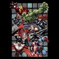 thumbnail image 2 of Men's Marvel Retro Avengers Squares Poster  Pull Over Hoodie, 2 of 4