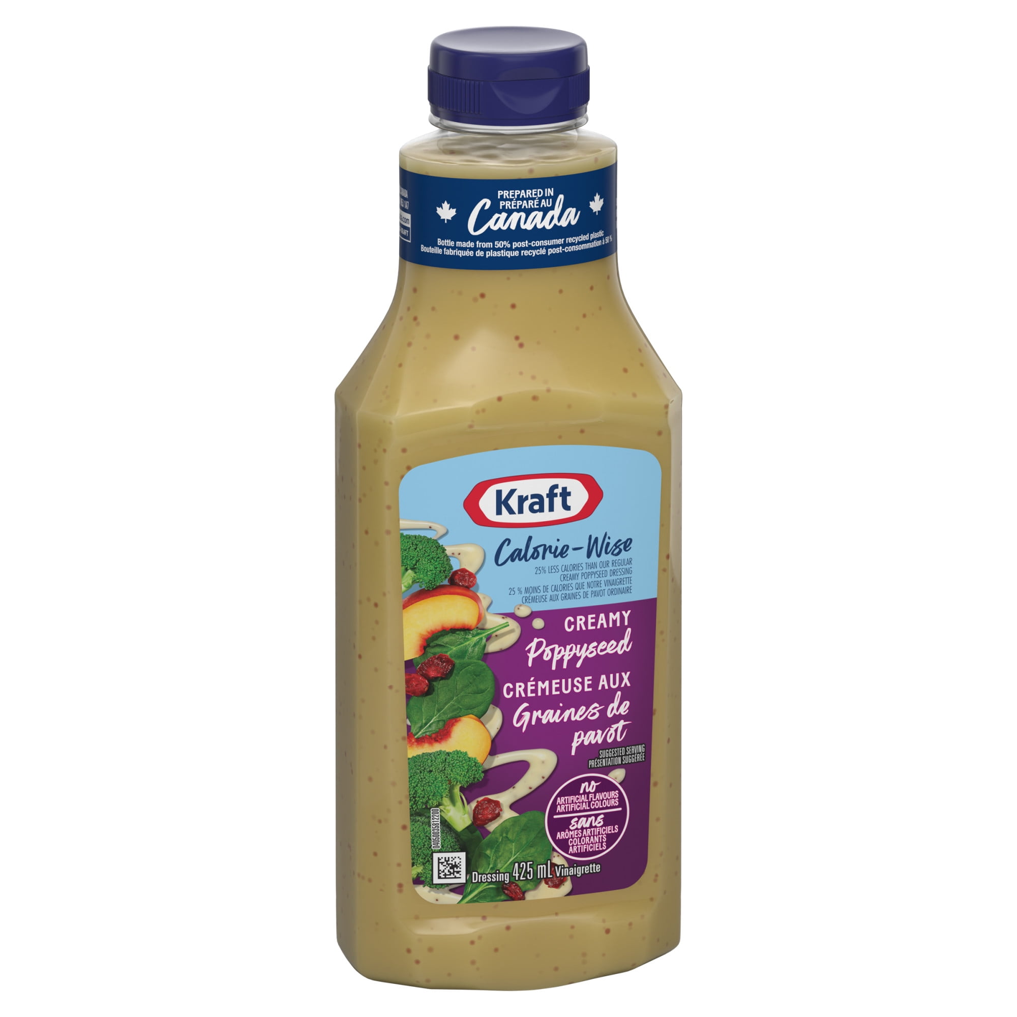 Vinaigrette Crémeuse Graines De Pavot Calorie-Wise, Bouteille KRAFT VIN.CW CREM. GRAIN PAVOT 425M