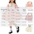 thumbnail image 3 of Fesfesfes Girls Round Neck Bow Detail Knit Sweater Dress Button Front Pleated A-Line Casual Winter Fall Outfit for School Daily Wear Ages 1-8 Years, 3 of 9