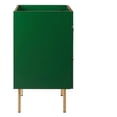 thumbnail image 2 of Saltoro Sherpi Daybreak 24" Bathroom Vanity Cabinet, Green, Modern Design, Full-Extension Drawers, 2 of 6