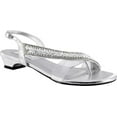 thumbnail image 2 of Touch Ups Womens Eleanor Sandal 7 Silver, 2 of 2