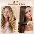 thumbnail image 4 of SKIMI Hair Straightener, 1 Inch Flat Iron, Negative Ionic Curling, Hair Curler For Travel, Mini Flat Straightener Iron, Black, 4 of 9