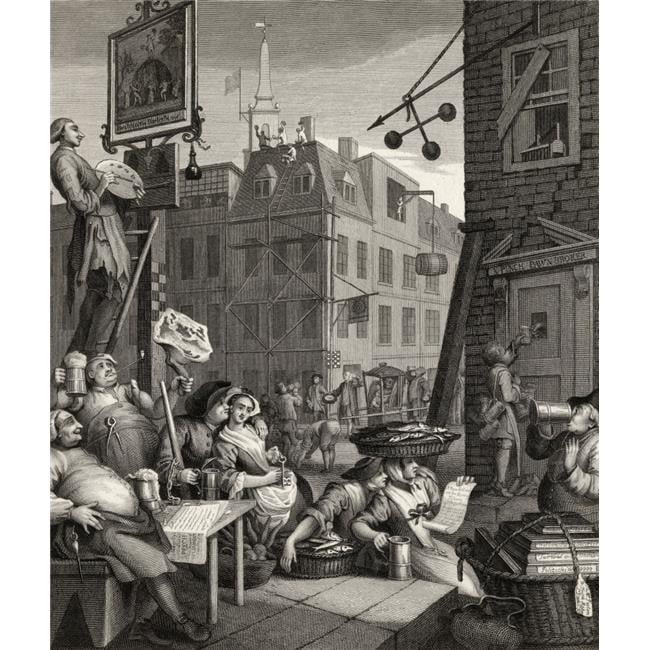 Design Pics DPI1861953LARGE Beer Street & Gin Lane Beer Street From The