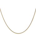 thumbnail image 2 of Diamond2Deal 10k Yellow Gold 1.25mm Spiga Chain Necklace for Women 30", 2 of 5