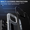 thumbnail image 4 of Funda MYBAT Lux para iPhone 14 PRO MAX Negra con mica de Cristal, 4 of 7