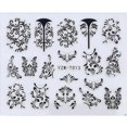thumbnail image 1 of Pegatinas para uñas para manicura, deslizadores de pegatinas para uñas, calcomanías para uñas, figuras autoadhesivas, transferencia negra, accesorios DIY, primavera Tan Jianjun unisex, 1 of 2