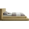 thumbnail image 4 of Meridian Furniture Drew Camel Corduroy Queen Bed, 4 of 10