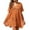 Orange, variant on Tqyyweavej Womens Beach Cover Up Solid Color Short Sleeve Free Size Crochet Swimsuit Coverup Casual Loose V Neck Cover Ups for Swimwear Women