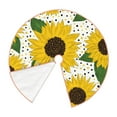 thumbnail image 3 of Kll Sunflowers Christmas Tree Skirt 30",Party Decorations Farmhouse For Christmas Decorations Holiday Party, 3 of 8