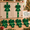Green, variant on 6-Pack LED Christmas Cabinet Ribbon Bows, Lighted Kitchen Cupboard Door Decorations with Hook-and-Loop Fasteners, Battery Operated Holiday Home Decor