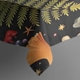 thumbnail image 5 of Red Mushroom Fern Black Pattern Square Tablecloth,Waterproof Square Table Cover,Wipeable Spillproof Washable Table Cover for Home Kitchen Party Decor 60"x60"(152x152cm), 5 of 6