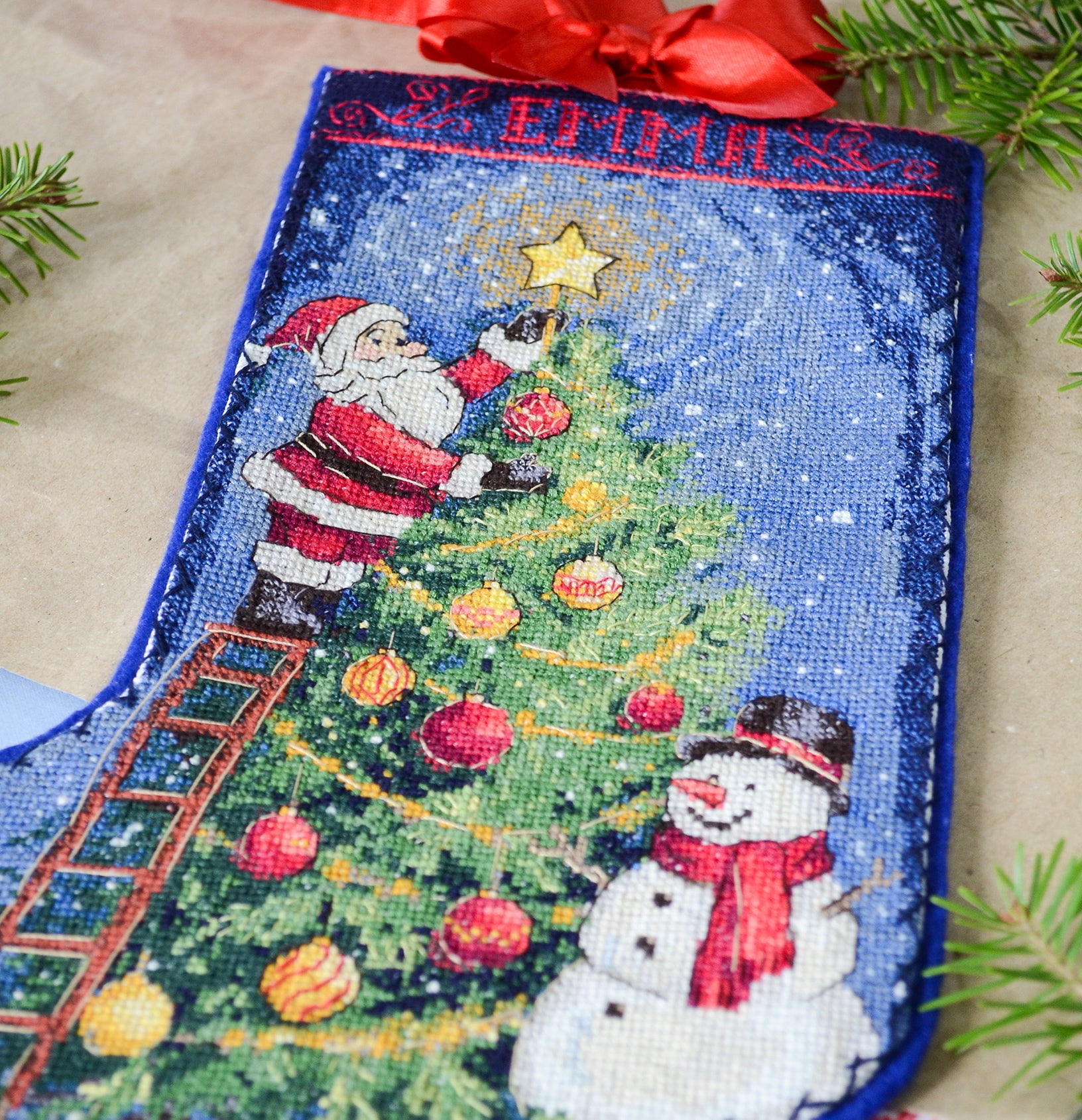 DIY Counted Cross-stitch boot kit - Spark the celebration AHH-001