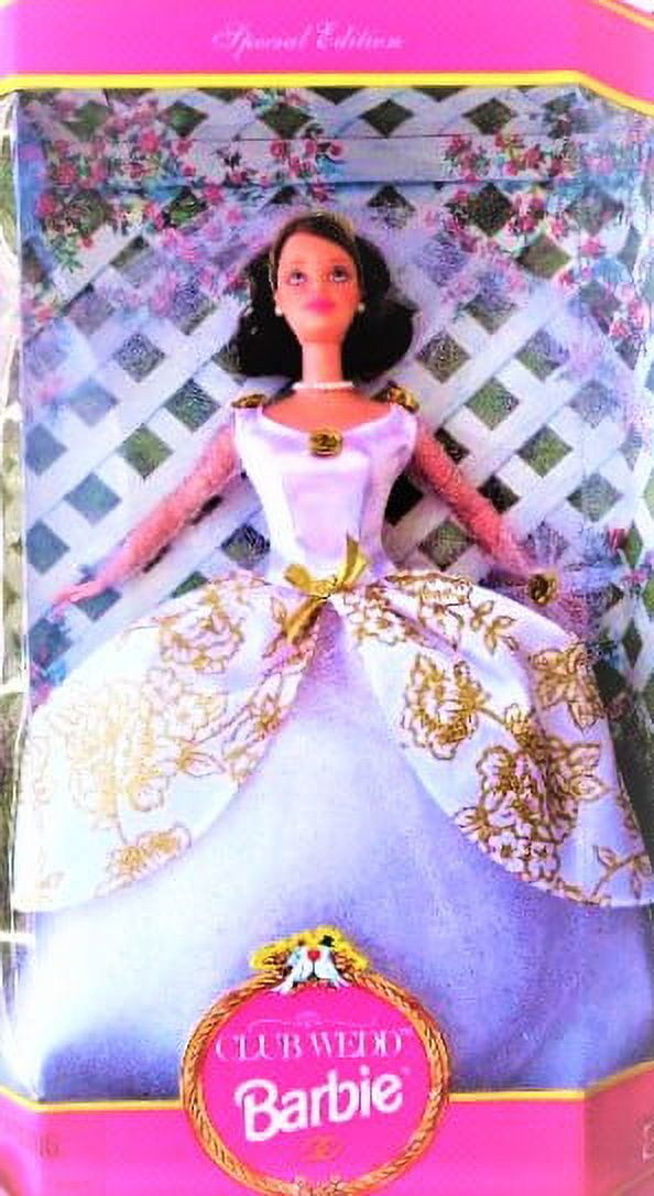 Club Wedd Barbie Doll Brunette Special Edition 1997 Mattel #19718