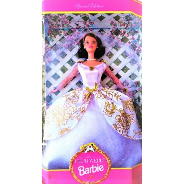 Club Wedd Barbie Doll Brunette Special Edition 1997 Mattel #19718