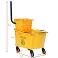 thumbnail image 2 of Costway 35 Quart Side Press Wringer Mop Bucket Mop Bucket Wringer Combo, 2 of 8