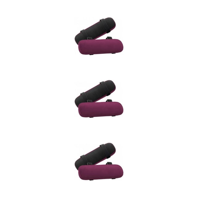 Reposabrazos de silla de oficina Riwesomey 1 par extraíble ajustable portátil Negro