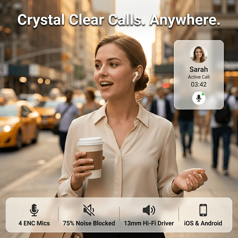 Geryst Wireless Earbuds with Noise Canceling Mics photo 7