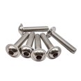 thumbnail image 1 of M5-0.8 x 16 mm Arandela con brida Cabeza de botón Tornillos de cabeza hueca Acero inoxidable 304 18-8 Allen Hex Drive Rosca completa Rosca gruesa UNC 50 PCS, 1 of 5
