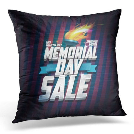 USART Blue Fire Memorial Day Sale Design Storewide Savings This Weekend American Throw Pillow Case Pillow Cover Sofa Home Decor 16x16