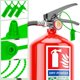 thumbnail image 4 of 1000 Piezas Sellos de PláStico ManipulacióN Etiquetas Extintor Incendios Seguridad Bridas Numeradas Verde, 4 of 5